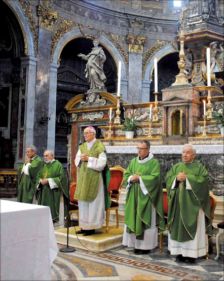 Archbishop Nuncio Apostolic Pier Giacomo De Nicolò During the Mass in Honor of the 50th Anniversary of the Day Maria Valtorta Entered Heaven